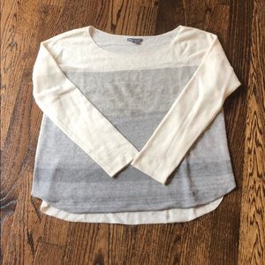 Cream and grey Vince sweater
